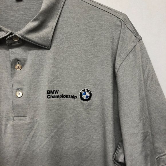 Peter Millar Summer Comfort BMW Championship Polo Shirt Top Size Large B205 -27 - Picture 5 of 14